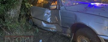 На трассе Одесса-Рени BMW влетело в дерево: водитель погиб, пассажира в тяжелом состоянии забрала скорая